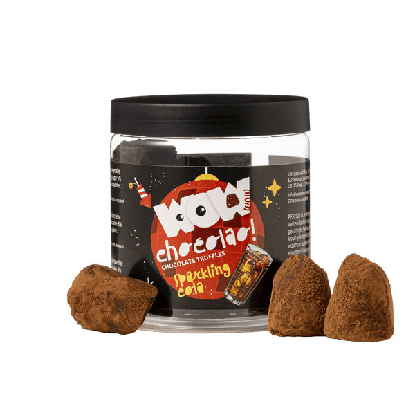 Tartufi al cioccolato con cola frizzante - Edizione Capodanno - Barattolo regalo 130g