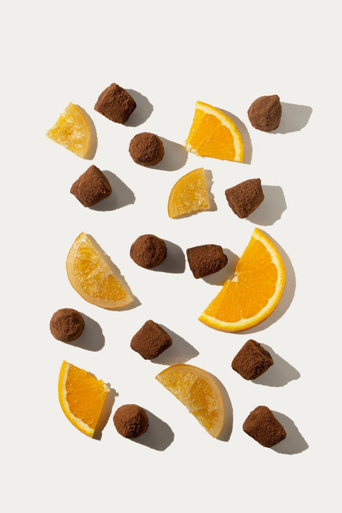 Candied Orange Chocolate Truffles - Bulk - WOW Chocolao!