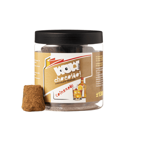 Cointreau Chocolate Truffles - 130g Gifting jar - WOW Chocolao!