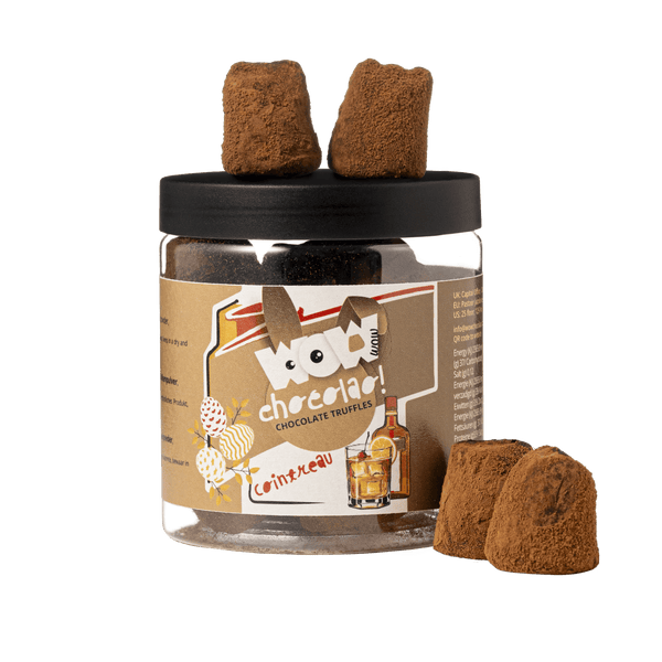 Trufle Czekoladowe z Cointreau – Wielkanocny słoiczek prezentowy 130 g