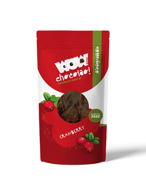 Cranberry - 200g Biodegradable bag - WOW Chocolao!