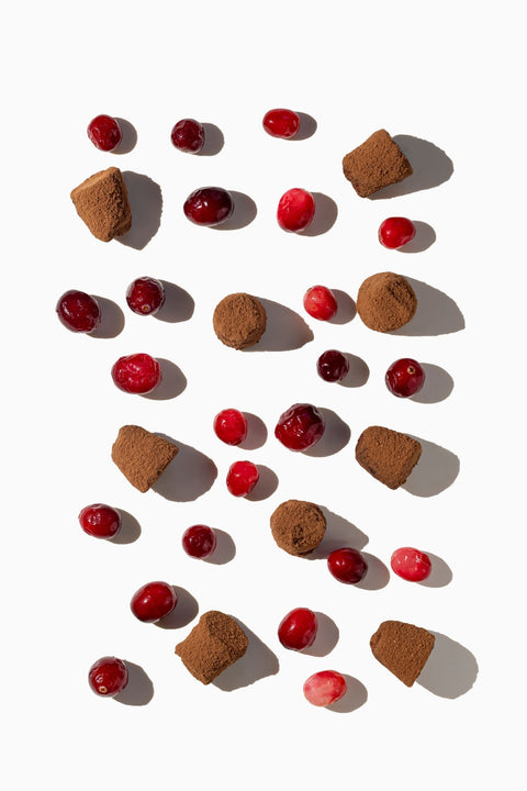 Cranberry chocolate truffles - bulk - WOW Chocolao!