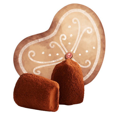 Gingerbread Chocolate Truffles - Bulk - WOW Chocolao!