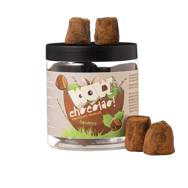 Nocciola - Tartufi al cioccolato per la Festa del papà - Barattolo regalo da 130g