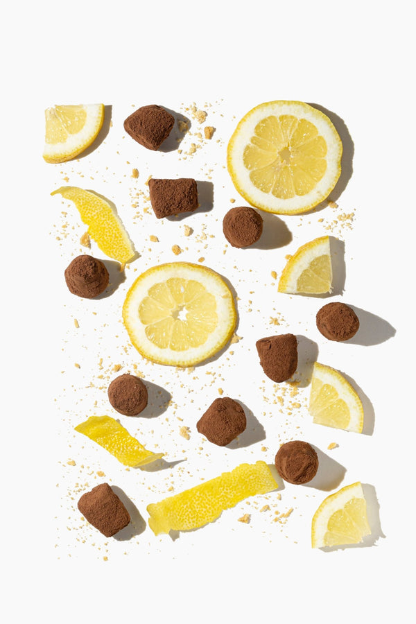 Citron Tærte Chokoladetrøfler - løs vægt