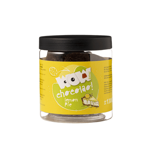 Lemon Pie Chocolate Truffles Gift Jar 130g | Crunchy Citrus Chocolate - WOW Chocolao!