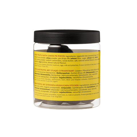 Lemon Pie Mother’s Day Truffles Gift Jar 130g | Floral Chocolate Gift - WOW Chocolao!
