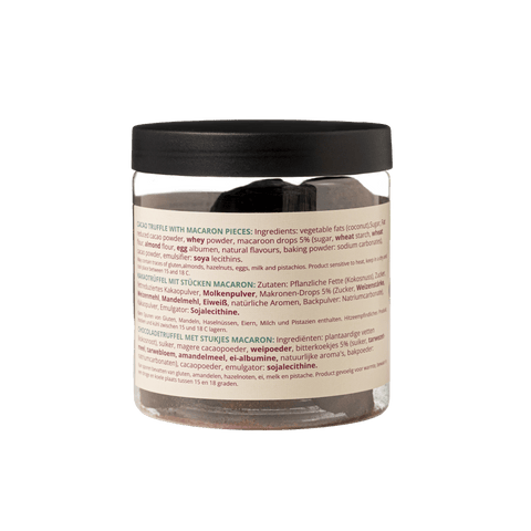 Macaron Chocolate Truffles Gift Jar 130g | French Inspired Chocolate - WOW Chocolao!