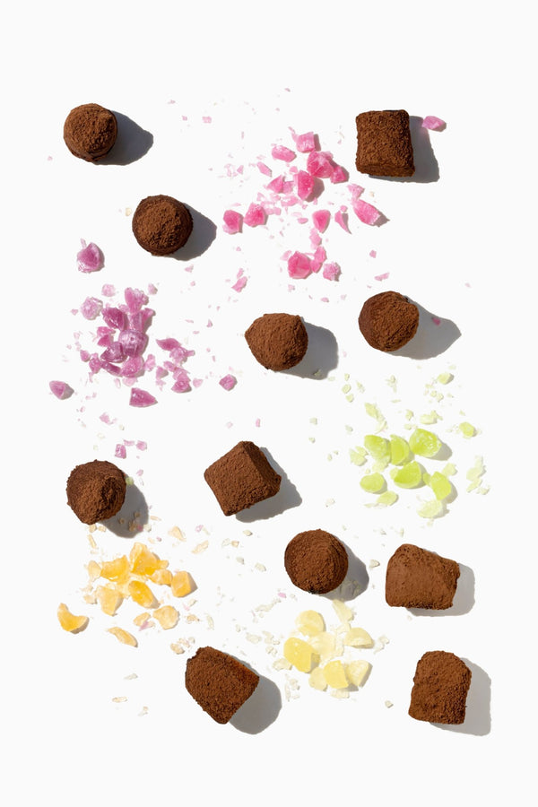 Poppende slik chokoladetrøfler - i løs vægt
