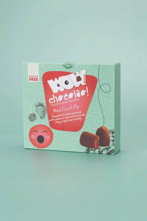 Red Fruits Pie Chocolate Truffles XL Box 250g | Berry Dessert Chocolate - WOW Chocolao!