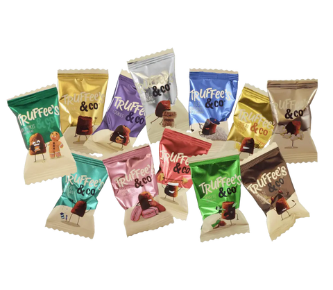 Truffee's & Co Chocolate Truffles - Individually Wrapped - 1 KG - WOW Chocolao!