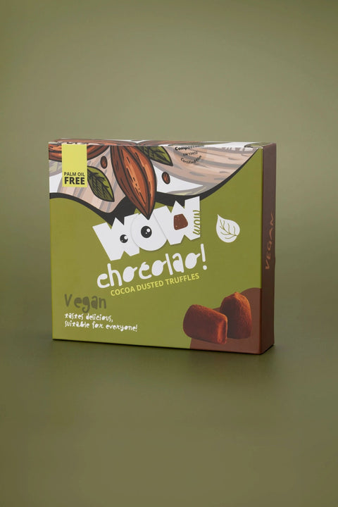 Vegan Chocolate Truffles XL Box 250g | Dairy - Free Luxury Chocolate - WOW Chocolao!