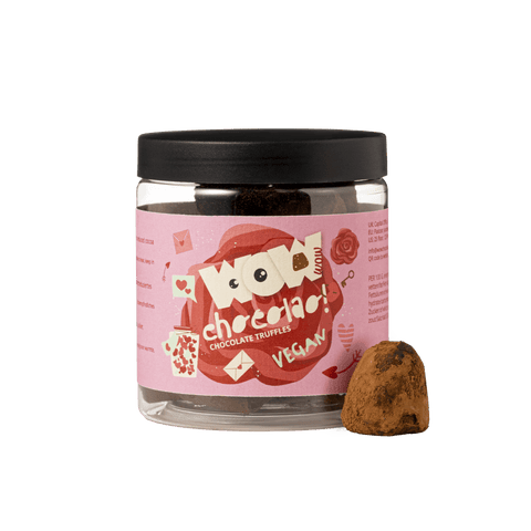 Vegan - Valentine edition - 130g Gifting jar - WOW Chocolao!